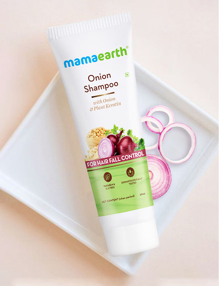 Mamaearth onion online shampoo